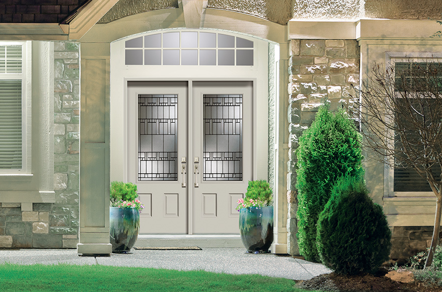 exterior double doors